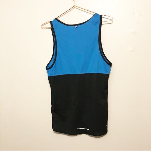Nike Dri fit black and blue lightweight tank size small - Picture 2 of 6